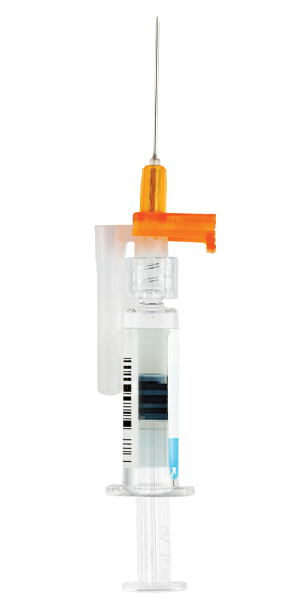 EasyPoint® Retractable Needle that reduces needlestick injuries and protects clinicians. Easy to use.