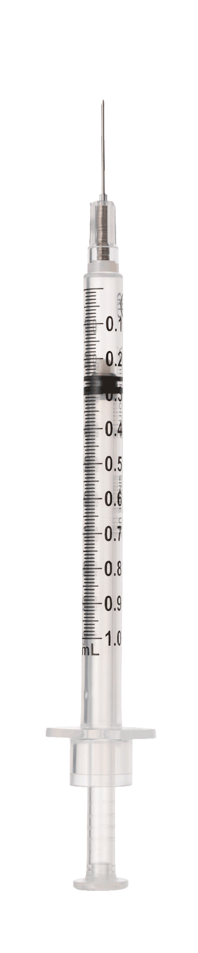 1mL VanishPoint safety syringe with automated retraction technology